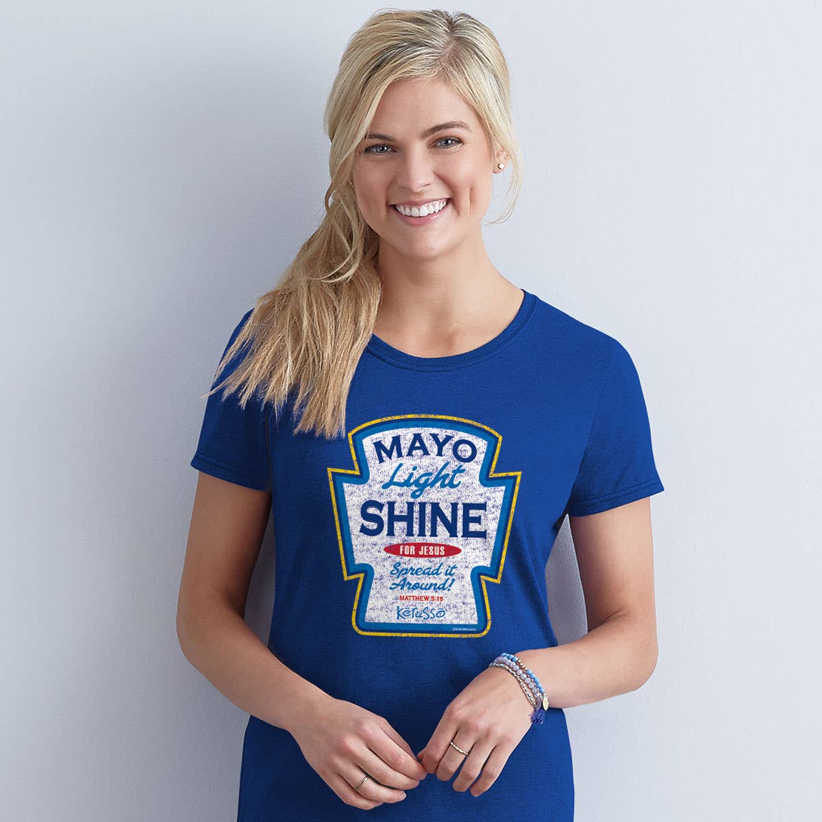 'Mayo Light Shine' T-Shirt (Adult, Men-Women)