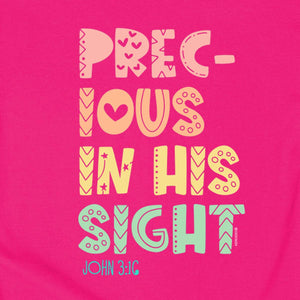 'Precious In His Sight' T-Shirt (Kids, Girls)