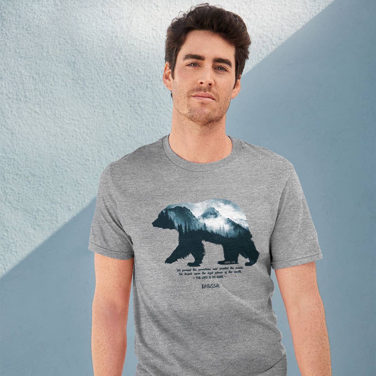 'Mountain Bear' T-Shirt (Adult, Mens-Womens)