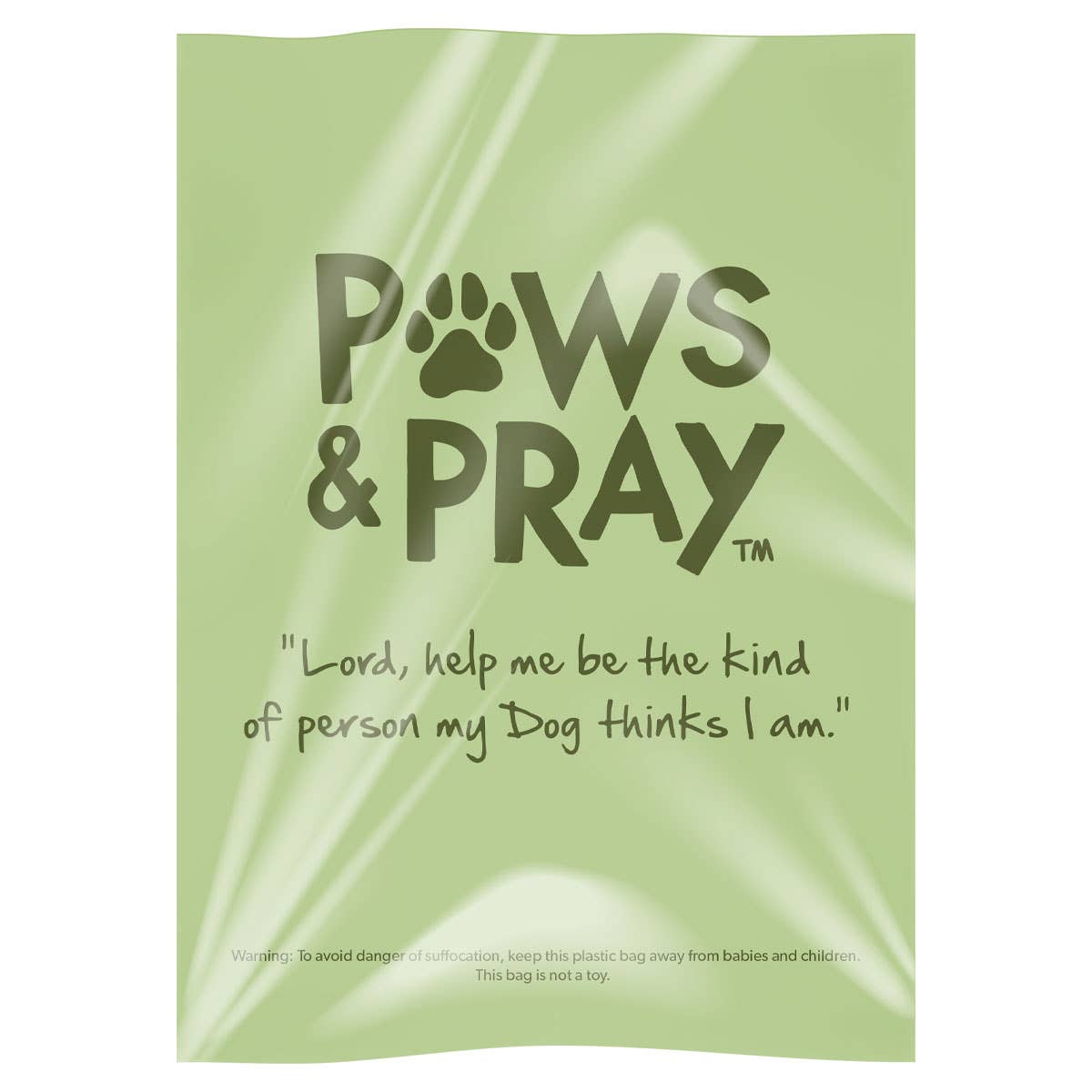 'Paws & Pray' . . .  Pet Waste Bag 8 Pack Refill