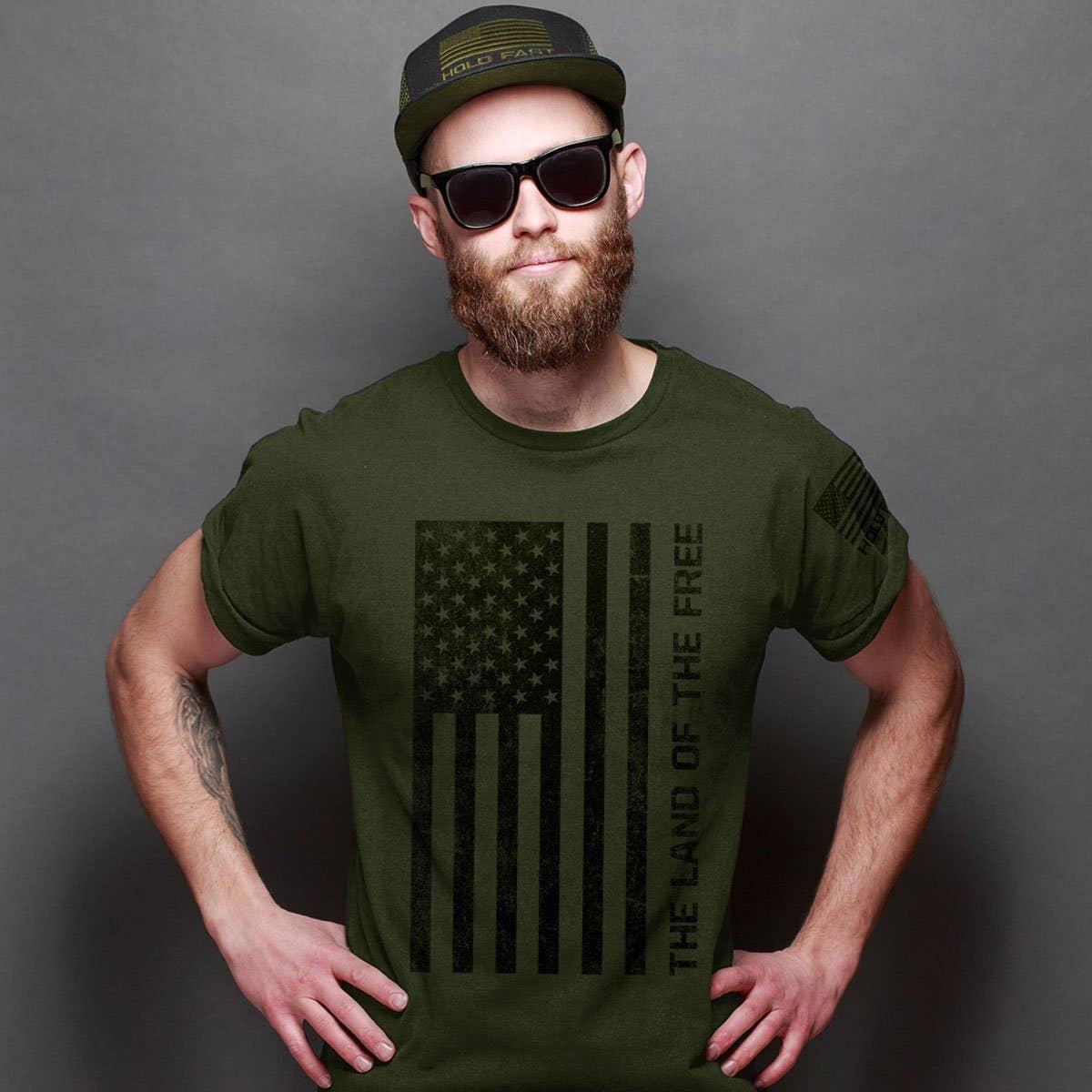 Freedom Flag T-Shirt (Adult, Mens)