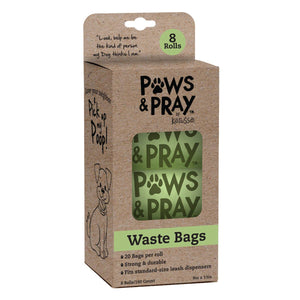 'Paws & Pray' . . .  Pet Waste Bag 8 Pack Refill