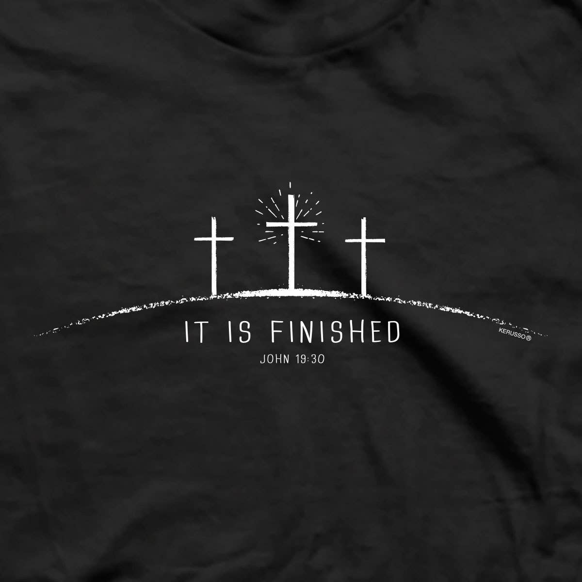 'It Is Finished' By The Cross T-Shirt (Adult, Mens-Womens))