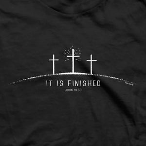 'It Is Finished' By The Cross T-Shirt (Adult, Mens-Womens))